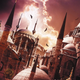 Detail from the cover of The Black Khan: Book Two of the Khorasan Archives by Ausma Zehanat Khan